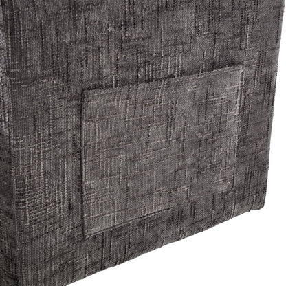 Multifunctional Recliner with Storage Backrest and Cell Phone Bracket in Gray Chenille for Living Room and Bedroom-海智集-Default-
