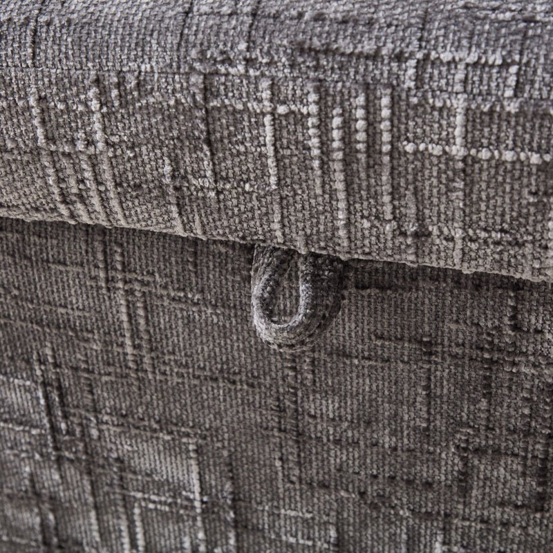 Multifunctional Recliner with Storage Backrest and Cell Phone Bracket in Gray Chenille for Living Room and Bedroom - 海智集