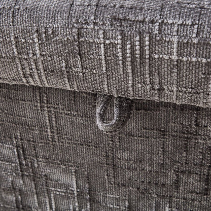 Multifunctional Recliner with Storage Backrest and Cell Phone Bracket in Gray Chenille for Living Room and Bedroom - 海智集