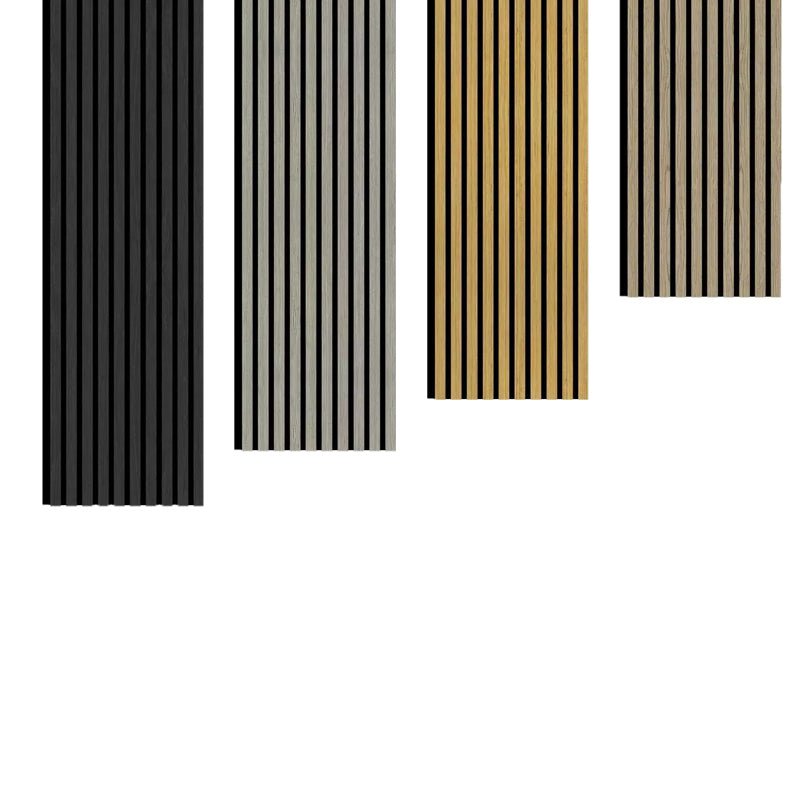 OEM Custom Modern Acoustic Wall Panel Decoration MDF Acoustic Wood Panels Custom Wood Veneer Acoustical Wall Panels - 海智集