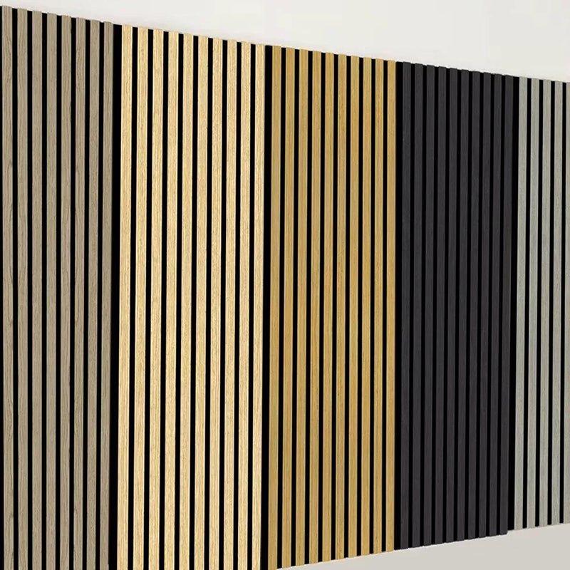 OEM Custom Modern Acoustic Wall Panel Decoration MDF Wood Veneer Sound Absorbing Panels Custom Acoustical Wall Panels - 海智集