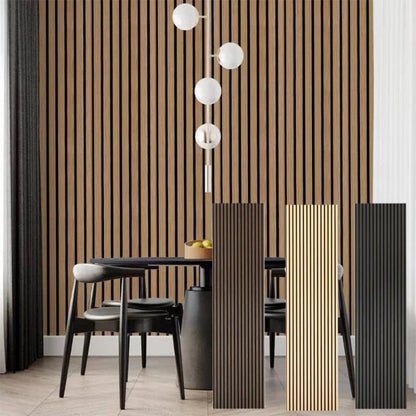 OEM Eco-Friendly MDF Chapa De Madera Panel De Pared De Listones Paneles De Pared Acusticos Personalizados - 海智集