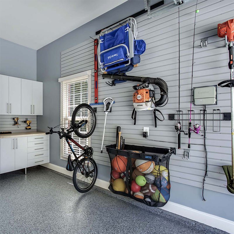 OEM Garage Tool Home Storage Slat Wall Panels Custom Interior Wpc Fluted Wall Panel Custom Wpc Slat Wall Panels - 海智集