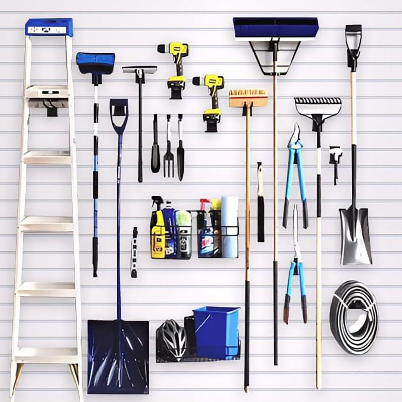 OEM Garage Tool Home Storage Slatwall Panels Custom Design Wpc Decorative Panels Custom Wpc Slatwall Panels - 海智集
