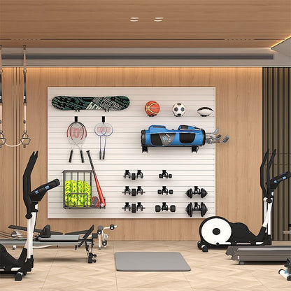 OEM Garage Tool Home Storage Slatwall Panels Custom Wpc Wall Board Custom Wpc Slat Wall Panels - 海智集