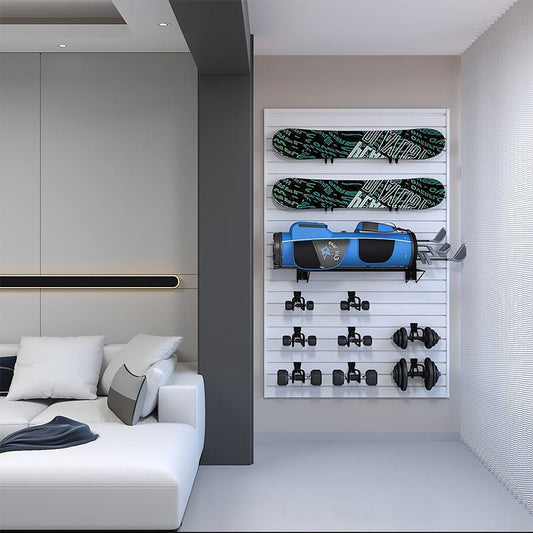 OEM Garage Tool Waterproof Home Wall Storage Shelves Living Room Decorations Custom Slat Wall Storage Shelf - 海智集