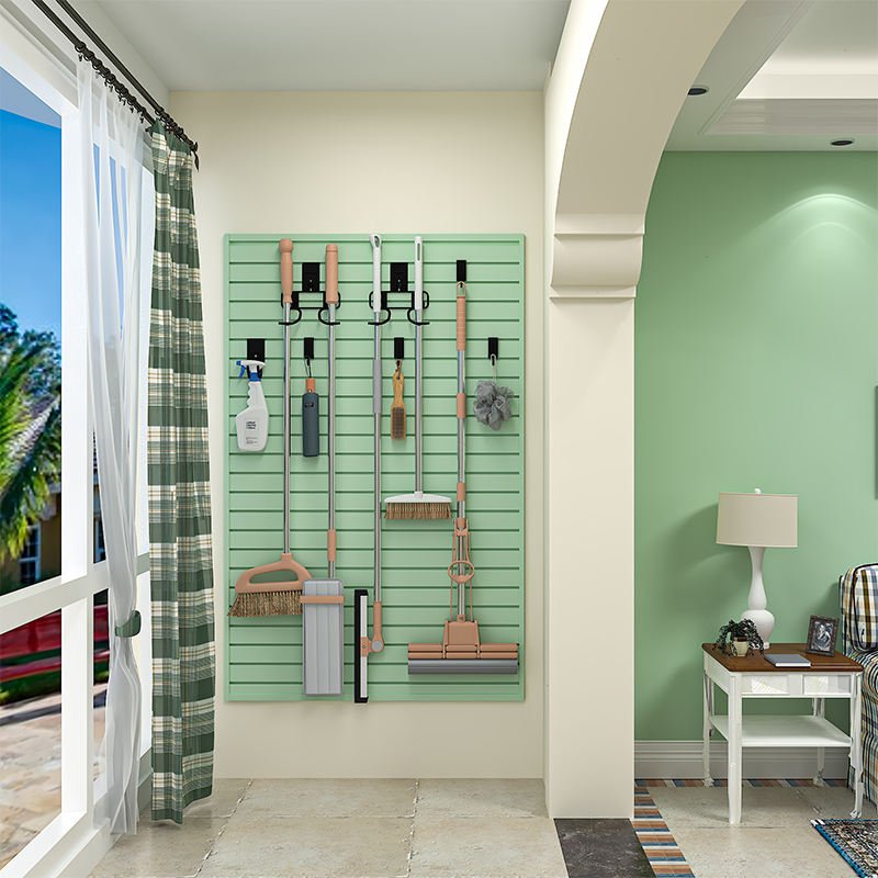 OEM Garage Wall and Home Storage System Board Waterproof Fireproof Wpc Slat Wall Panels Custom Easy to Install Wpc Wall Panel - 海智集