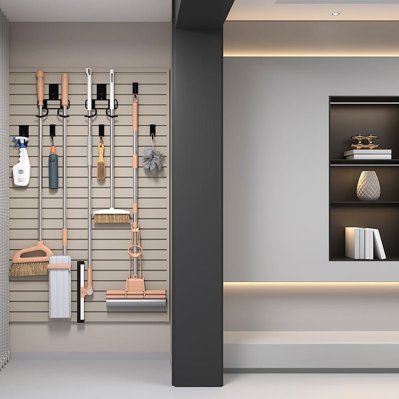 OEM Garage Wall and Home Storage System Board Waterproof Fireproof Wpc Slat Wall Panels Custom Easy to Install Wpc Wall Panel - 海智集