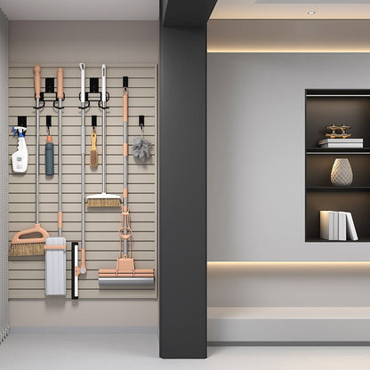 OEM Garage Wall and Home Storage System Board Waterproof Fireproof Wpc Slat Wall Panels Custom Easy to Install Wpc Wall Panel - 海智集