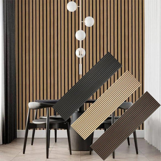 OEM Modern Eco-Friendly Acoustic Wall Panel Decoration MDF Wood Veneer Wall Decoration Panel Custom Acoustical Wall Panels - 海智集