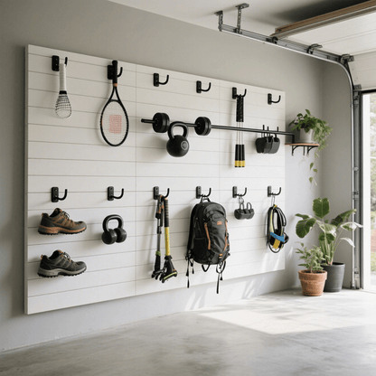 OEM Wood Wall Storage Panels Waterproof Wall Panels for Living Room Interior Garage Tool Bag Organization - 海智集