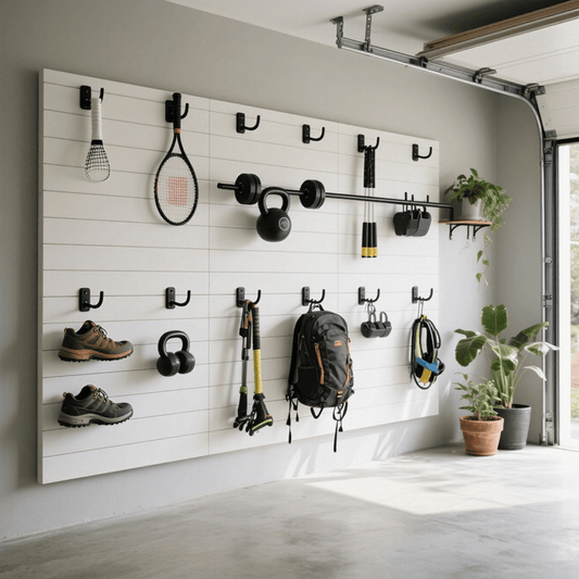 OEM Wood Wall Storage Panels Waterproof Wall Panels for Living Room Interior Garage Tool Bag Organization - 海智集