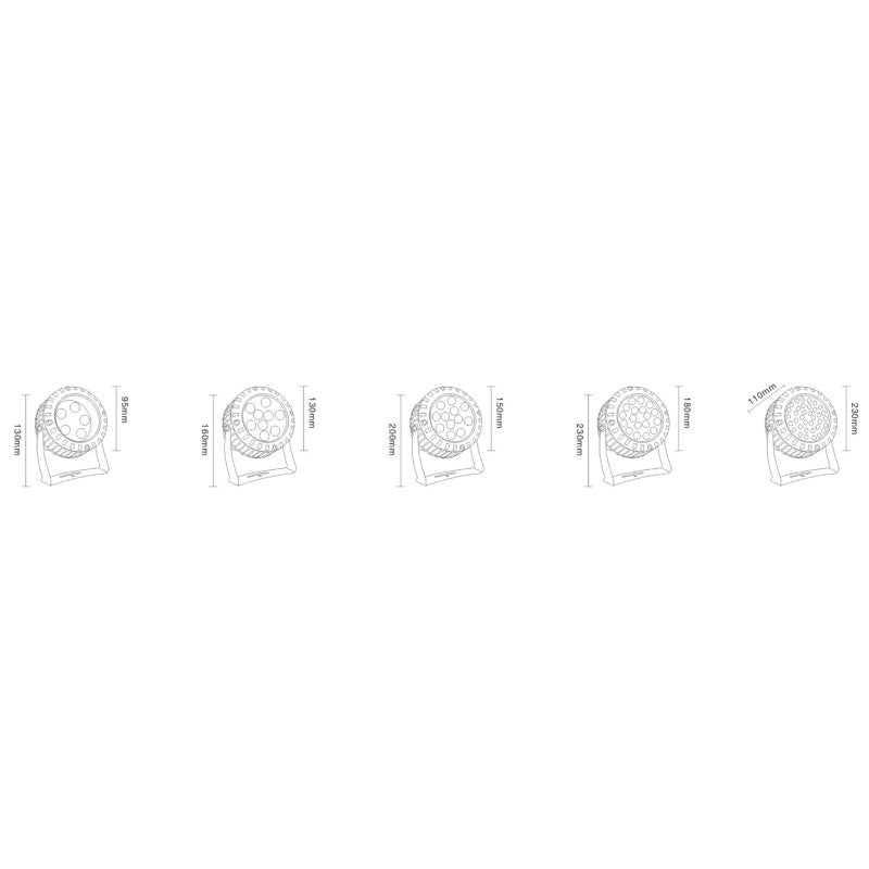 SL - CPL180 Round LED Flood Light – 5W - 36W Waterproof Outdoor Lighting for Landscapes, Signage & Public Spaces - 海智集