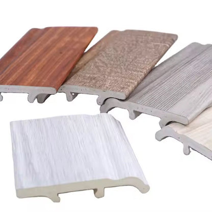 Spc Flooring Plastic Wood Rose Gold Pvc Skirting Board Waterproof Hospital Metal Sheet-海智集-