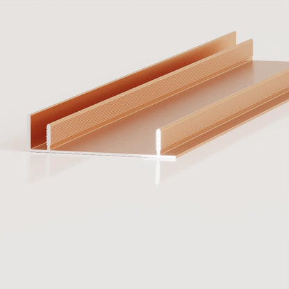 Spc Flooring Plastic Wood Rose Gold Pvc Skirting Board Waterproof Hospital Metal Sheet - 海智集