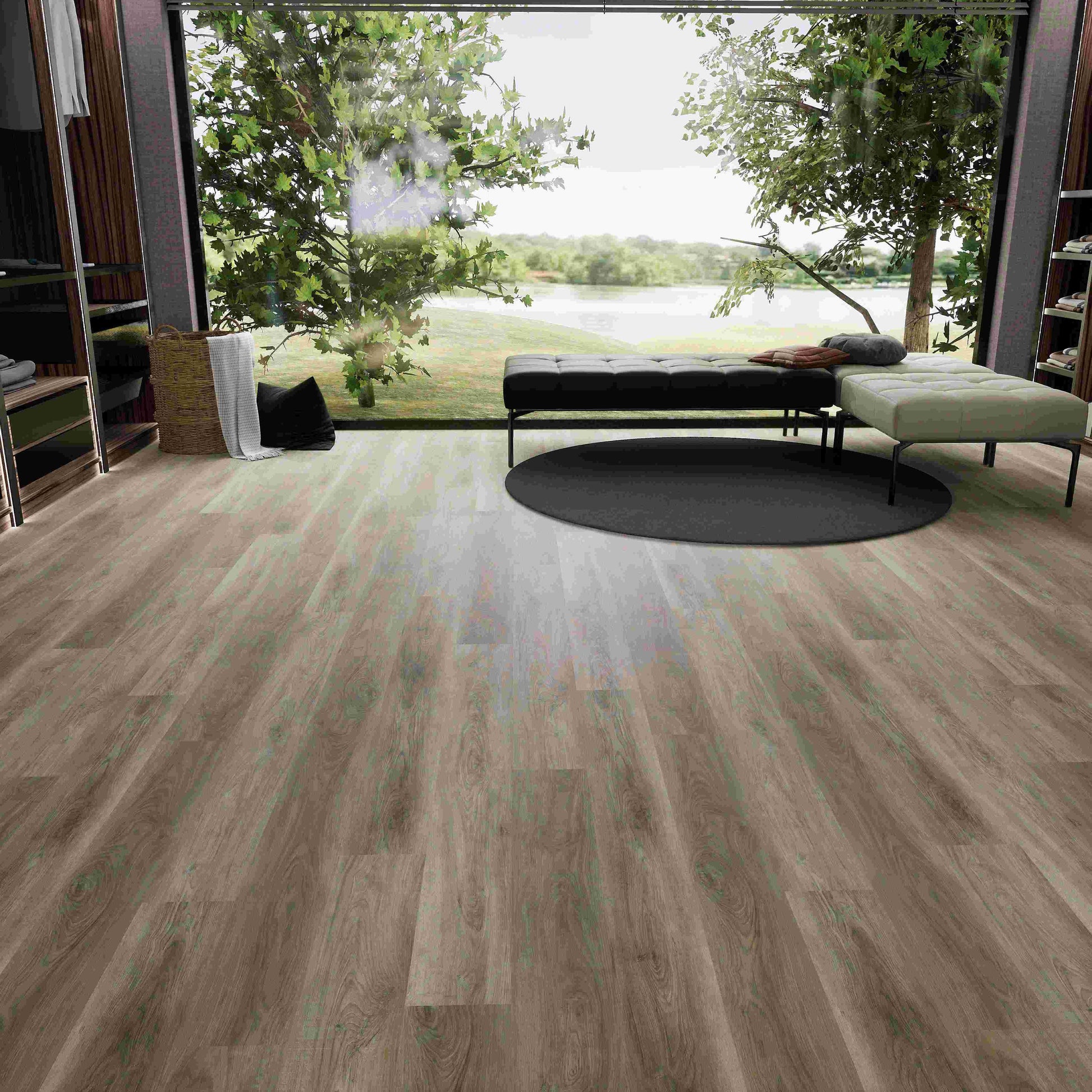 Waterproof Luxury Rigid Core Laminated Click Lock PVC Vinyl SPC Plank Flooring Floating for Indoor Usage - 海智集